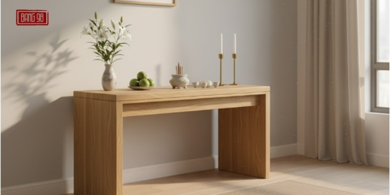 Bàn Thờ Nhà Cấp 4 Quay Ngang