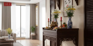 Bàn Thờ Quay Ngang Nhà