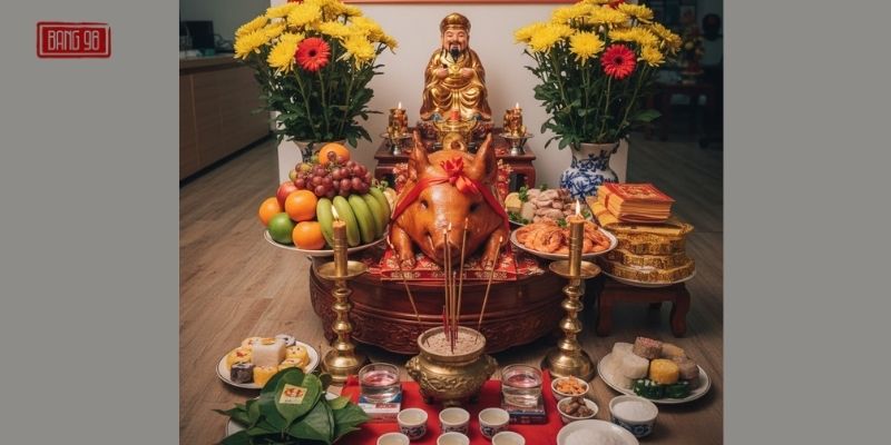 Cách Bày Mâm Cúng Thần Tài Và Ông Địa