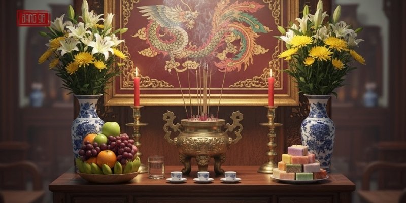 Cách Sắp Xếp Bàn Thờ 1 Bát Hương
