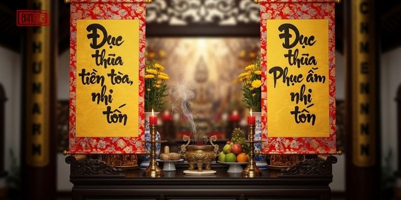 Câu đối Bàn Thờ Chuẩn Phong Thủy