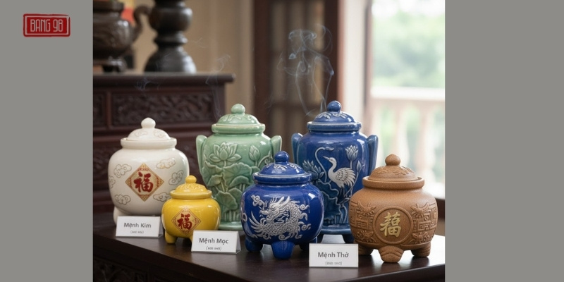 Chọn Bát Hương Màu Nào để Hợp Phong Thủy