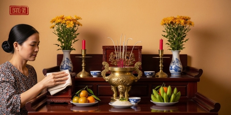 Dọn Thờ Từ Ngày 23 đến 30 Tháng Chạp