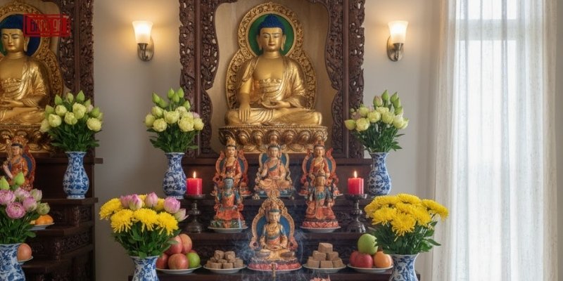 Hướng Dẫn Bài Trí Bàn Thờ Mật Tông