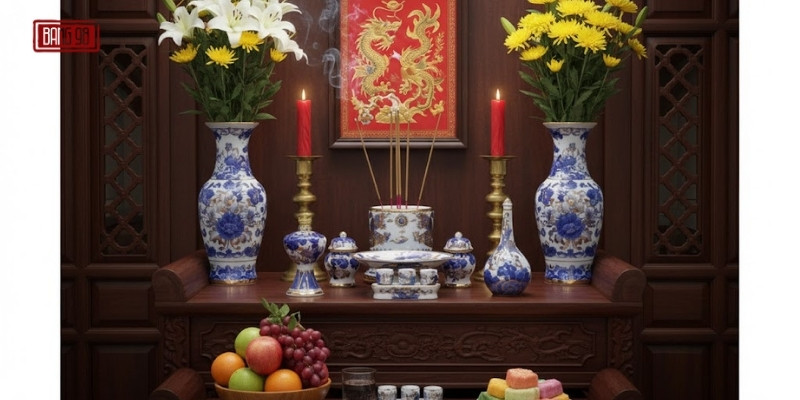 Hướng đặt Bàn Thờ 1 Bát Hương đúng Phong Thủy