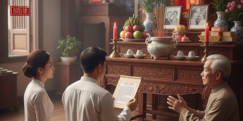 Mâm Cúng Thỉnh Ông Bà Về Thờ