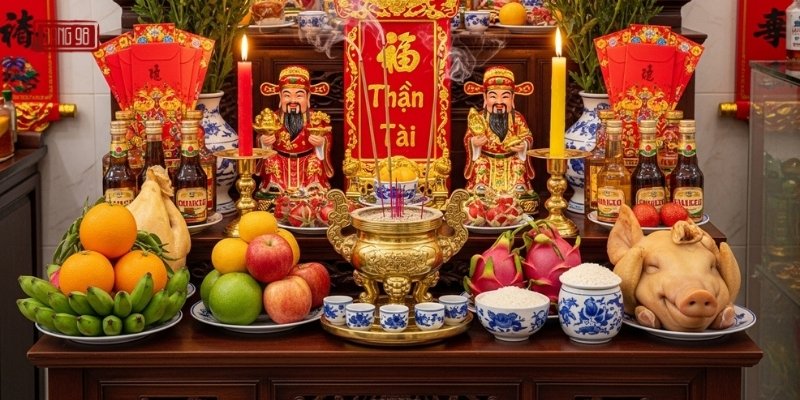 Mẫu Bàn Thờ Thần Tài đẹp 2