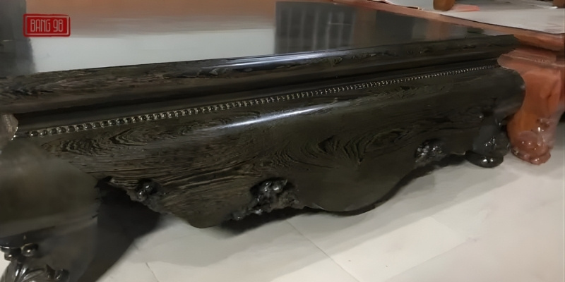 Sập Thờ Gỗ Mun Chân Cong Bề Thế