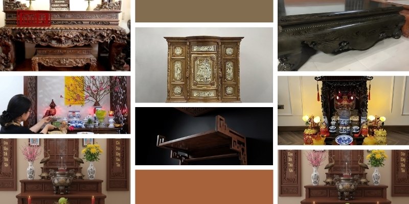 Top 5 Mẫu Bàn Thờ Gỗ Mun
