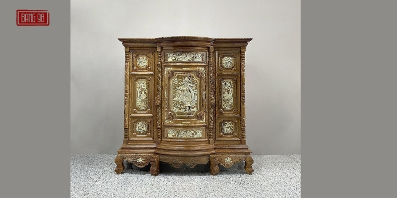 Tủ Thờ Gỗ Mun Phong Cách Hiện đại