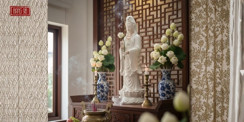Bài Trí Bàn Thờ Phật Tại Gia đẹp
