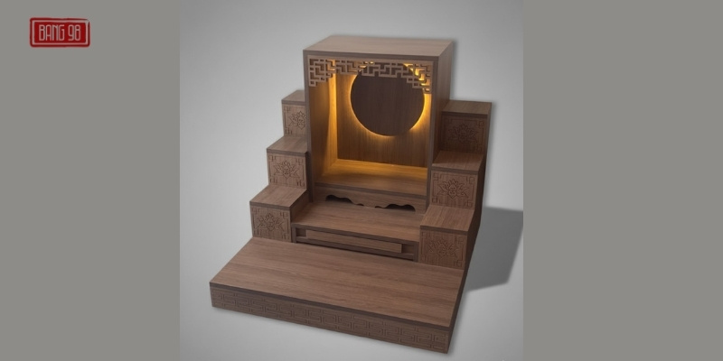 Bàn Thờ ông địa Gỗ Tự Nhiên đẹp