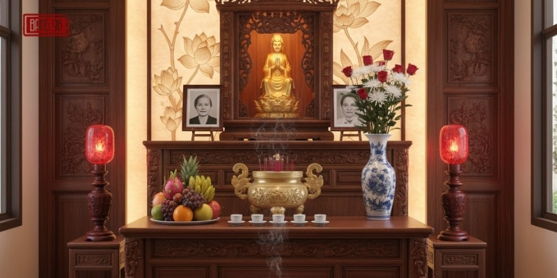 Bày Trí Bàn Thờ đẹp