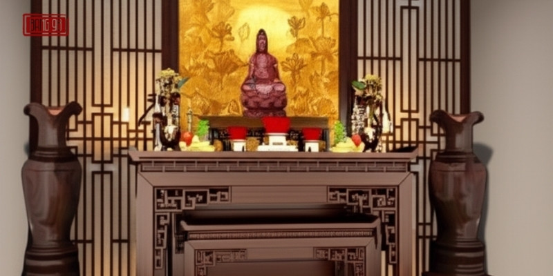 Bố Trí đèn Phòng Thờ đẹp