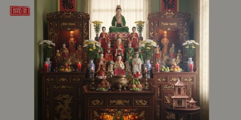 Lập điện Thờ Tứ Phủ Tại Nhà