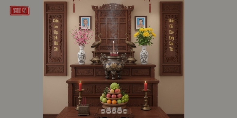 Mẫu Bàn Thờ đơn Giản, Trang Nghiêm