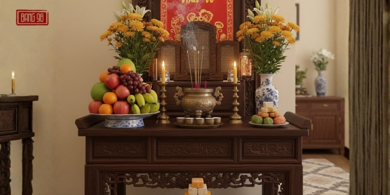 Trang Trí Bàn Thờ Gia Tiên