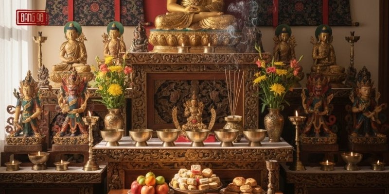 Vật Phẩm Cúng Bàn Thờ Mật Tông