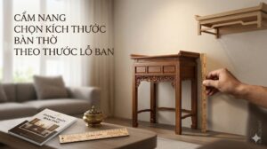 kích thước bàn thờ